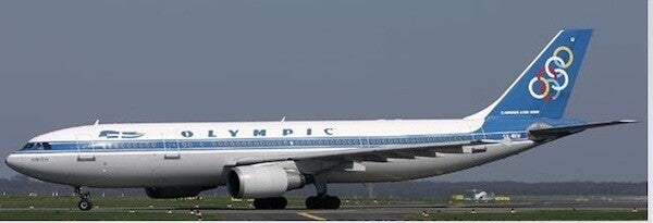 Olympic AIrways Airbus A300-600R Olympic Airways SX-BEM JC Wings 1/400 diecast model plane