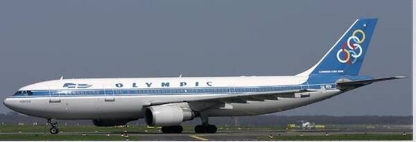 Olympic AIrways Airbus A300-600R Olympic Airways SX-BEM JC Wings 1/400 diecast model plane