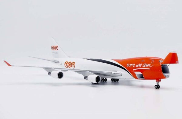 TNT Express Boeing 747-400F TNT Express "White Nose" Interactive OO-THA JC WIngs 1:200 diecast model plane