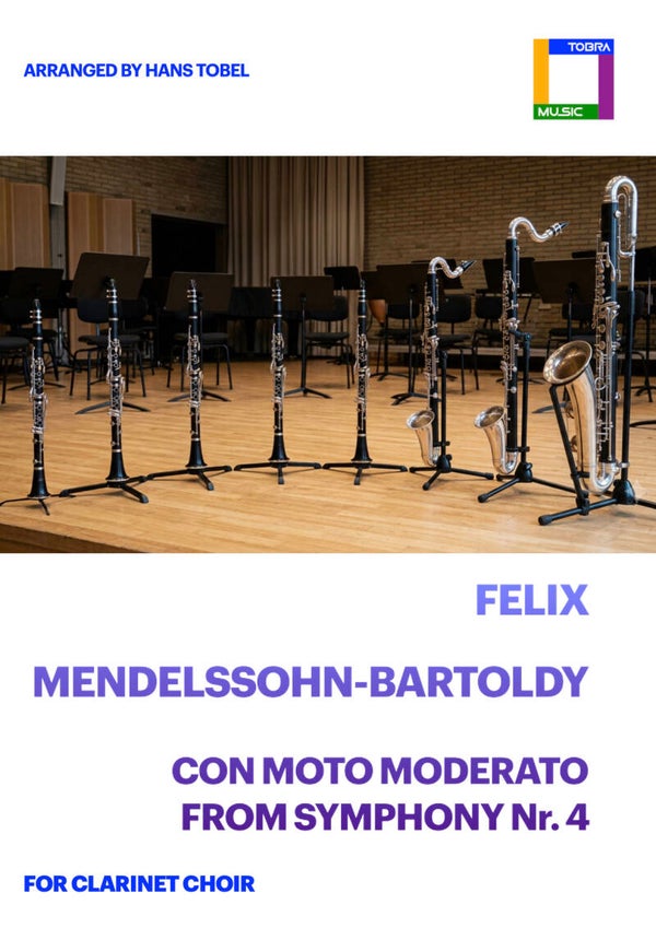 Mendelssohn - Moderato from Symphony nr.4 for Clarinet Choir