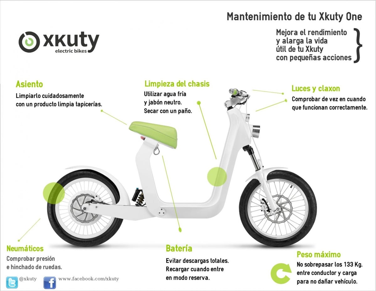 mantenimiento de ciclomotor xkuty