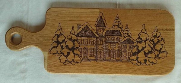 Planche décor enneigé