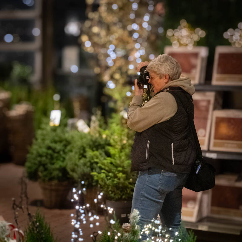 Fotosoos in de Botanische tuin in Utrecht.