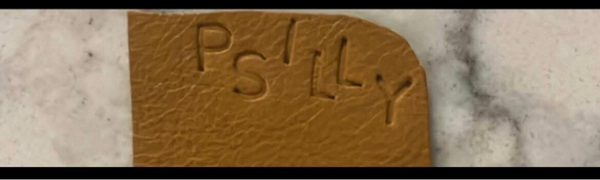 Leather Letter/Number Stamping