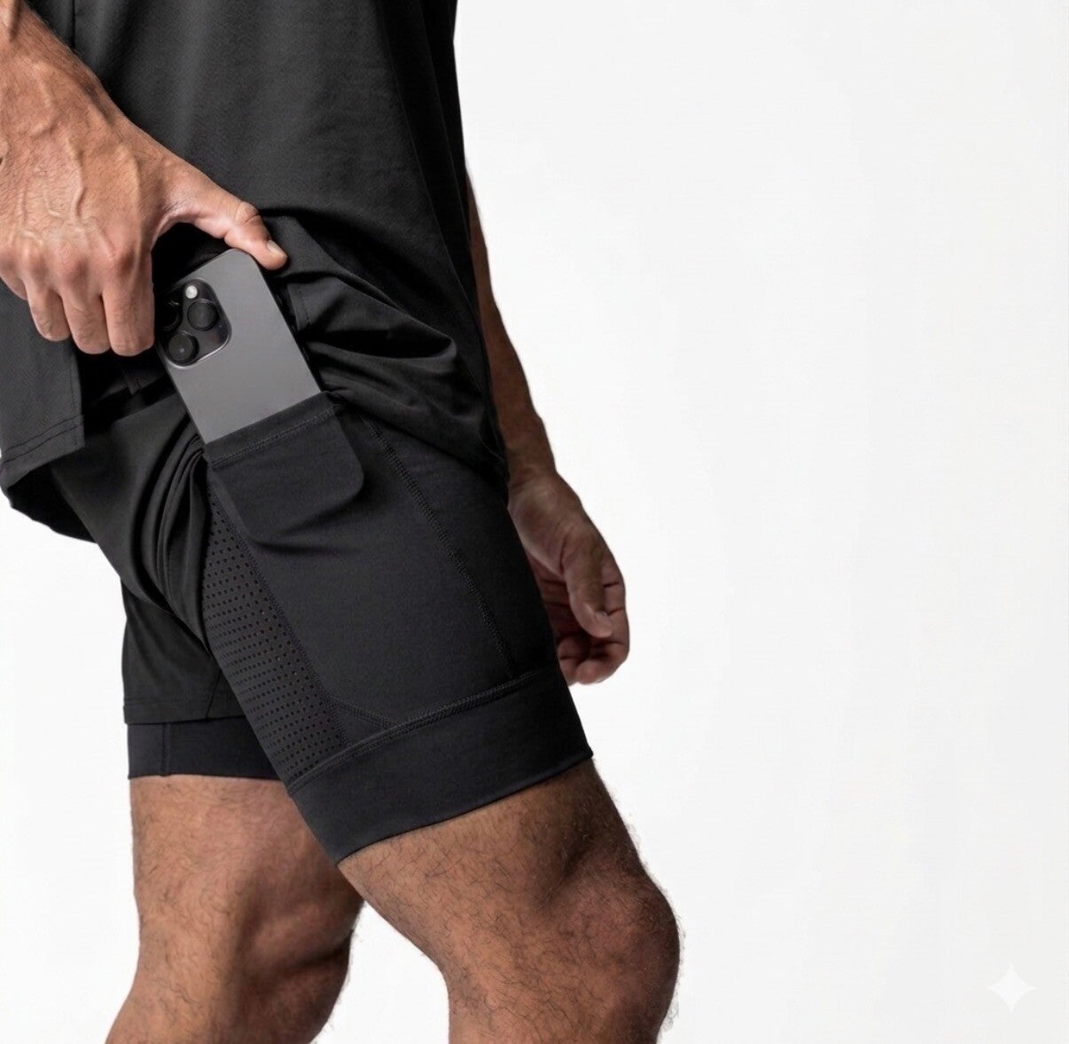 THEO⁴ Run Shorts 2 in 1 Herren