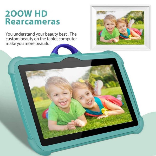 2024 Nieuwe 5G Wifi 7 Inch Google Tablet Voor Kinderen Leren Onderwijs Kids Tablets Quad Core 4Gb Ram 64Gb Rom Dual Bow Camera 'S
