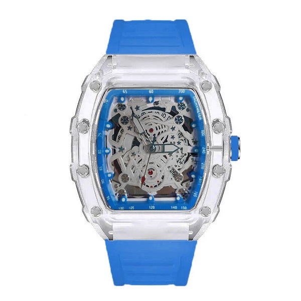 KIMSDUN Personalized Wine Barrel Quartz Watch Fashion Transparent Men's Watch Wholesale Waterproof Watch for Men Hot Sale 2024
