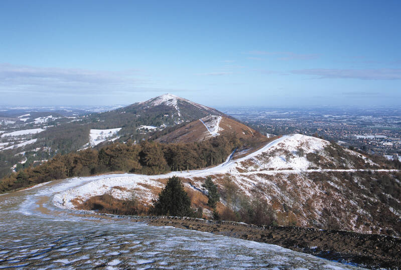 Malvern Hills in winter