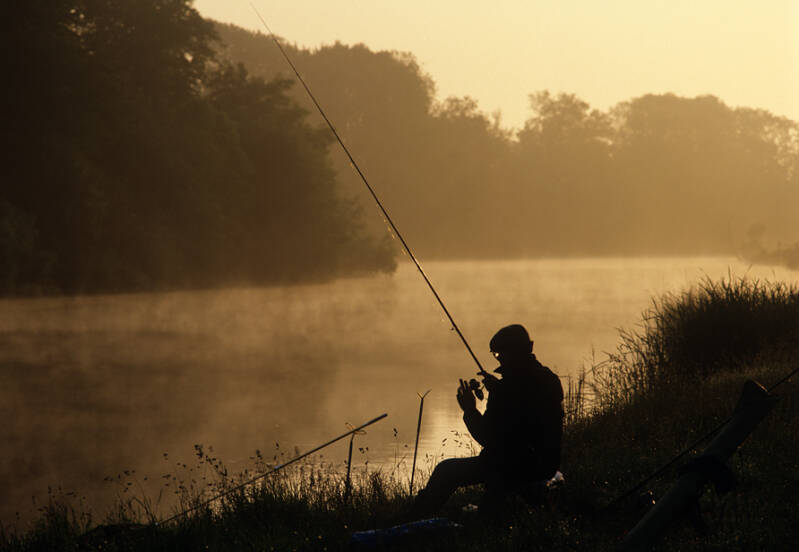 River Teme Fisherman