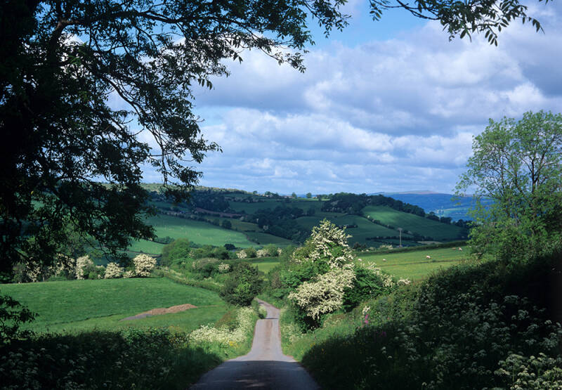 From Dorstone Hill into Golden Valley