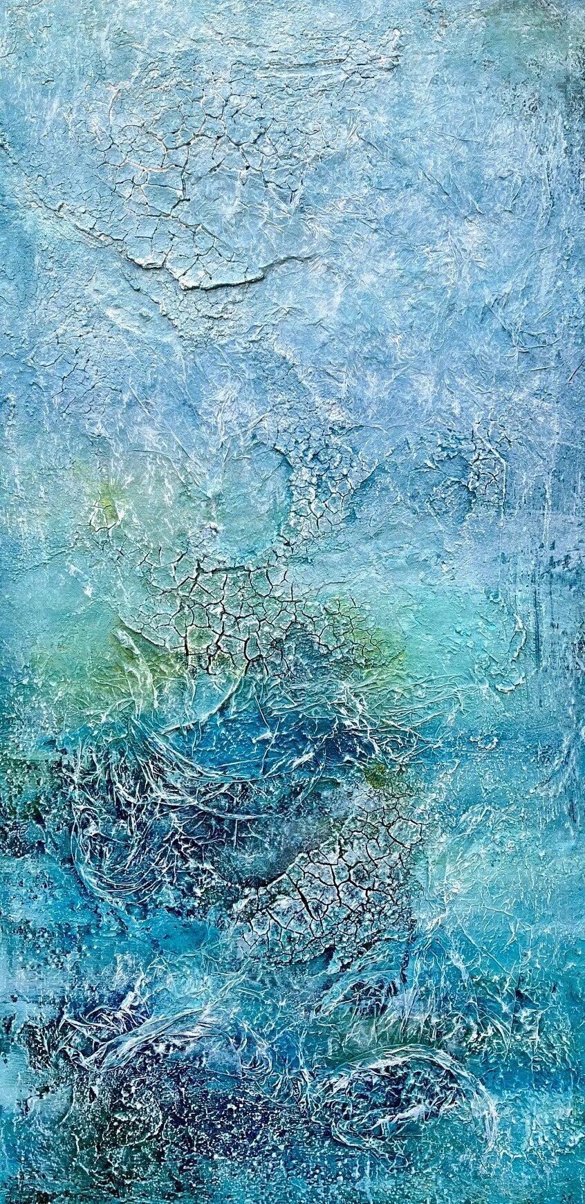 Eisblau (80 cm x 40 cm)