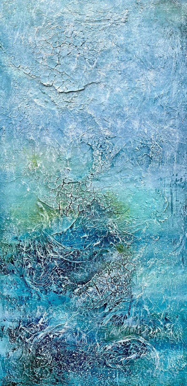 Eisblau (80 cm x 40 cm)