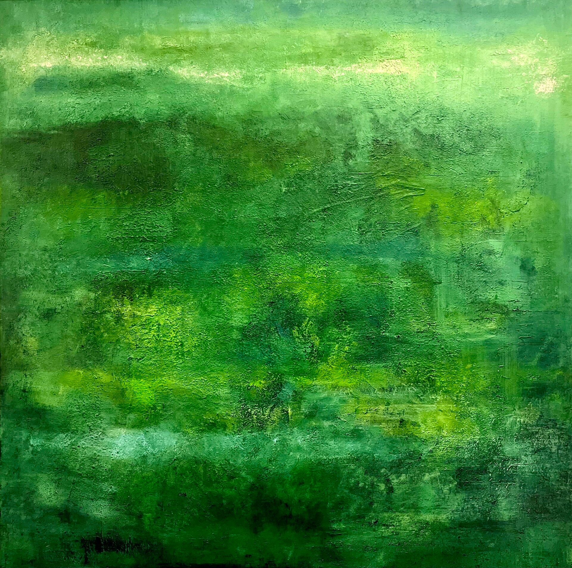 Moosgeflüster (120 cm x 120 cm)