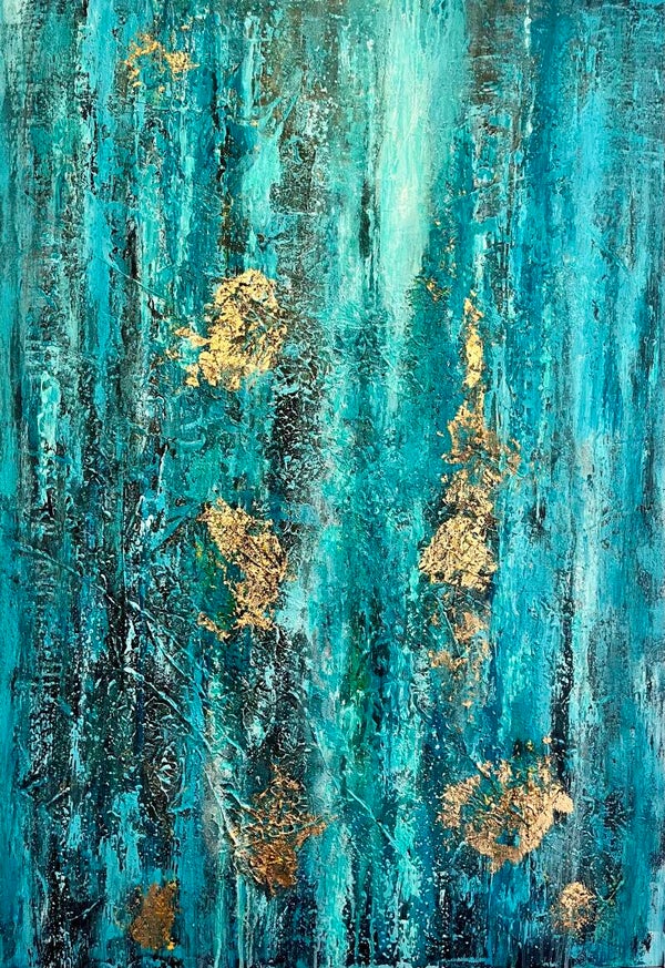 Tiefengold (100 cm x 70 cm)