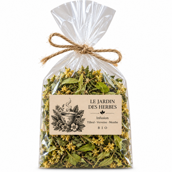 Le Jardin des Herbes – Tilleul, Verveine & Menthe BIO
