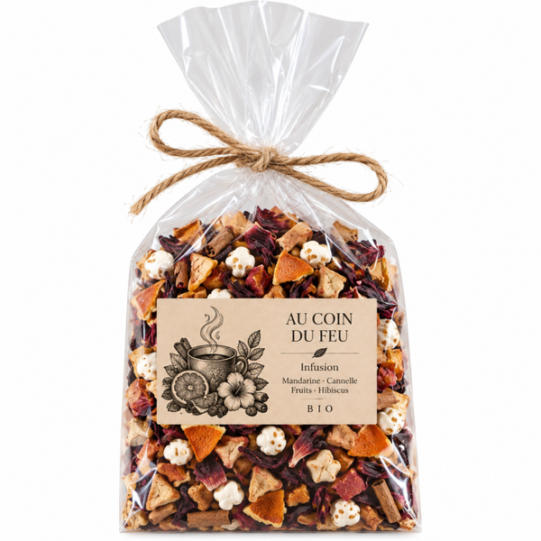 Au Coin du Feu – Infusion Mandarine & Cannelle BIO