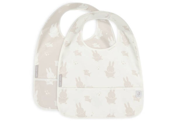 Jollein Slab Waterproof Miffy&Snuffy Nougat (2pack)
