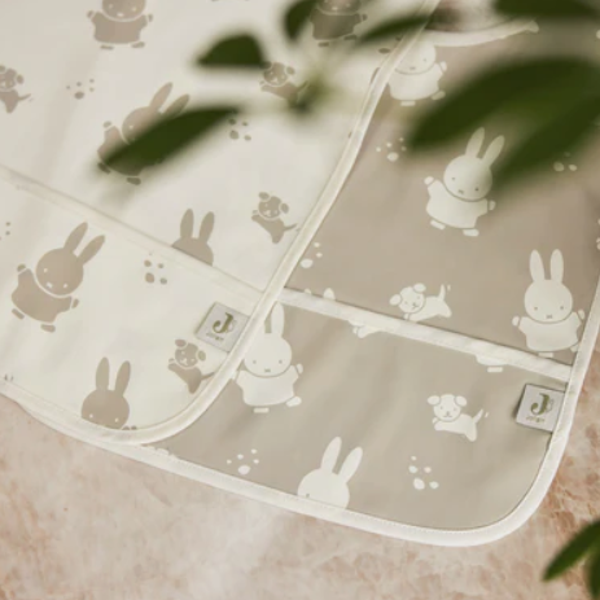 Jollein Slab Waterproof Miffy&Snuffy Olive Green (2pack)