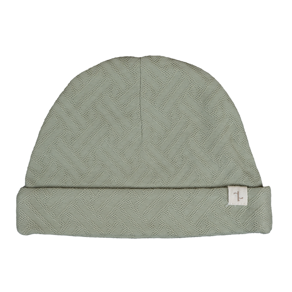 Mutsje jacquard groen