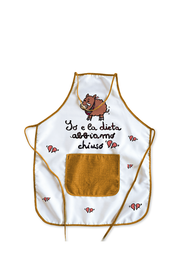 Grembiule con tasca