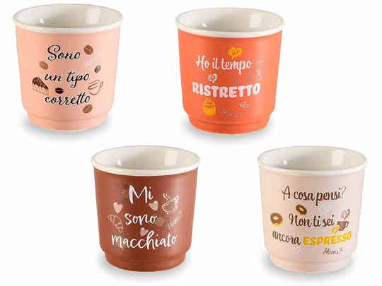 Bicchieri in porcellana