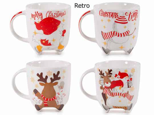 Tazza con piedini