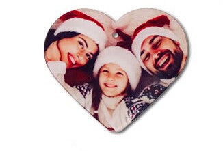 Pendente cuore in plastica