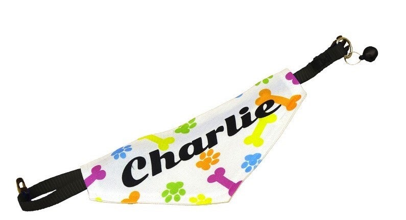 Collare nero con bandana