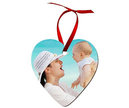 Pendente cuore in alluminio