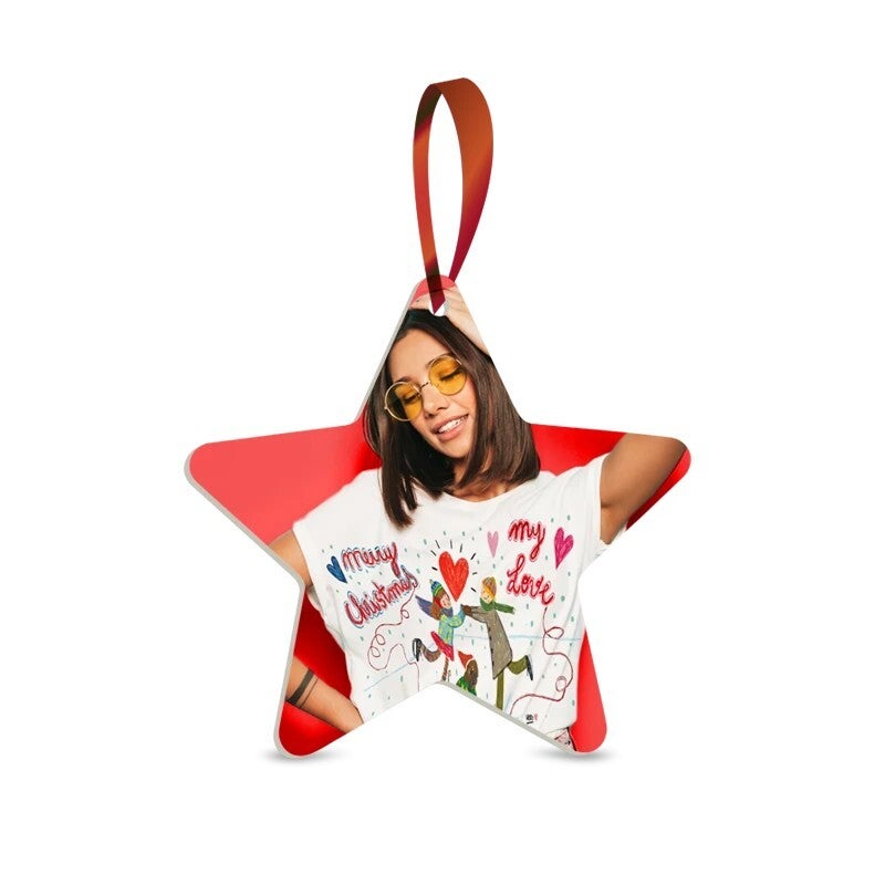 Pendente stella in cartone