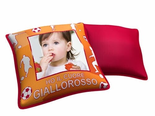 Cuscino Giallorosso