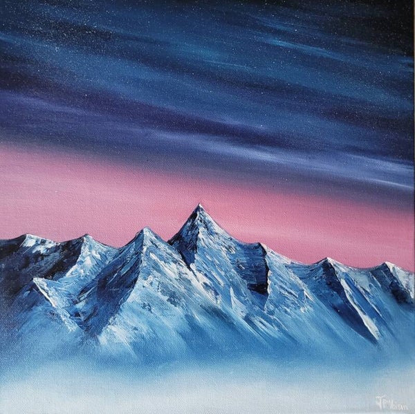 Nightfall on the mountain n°125