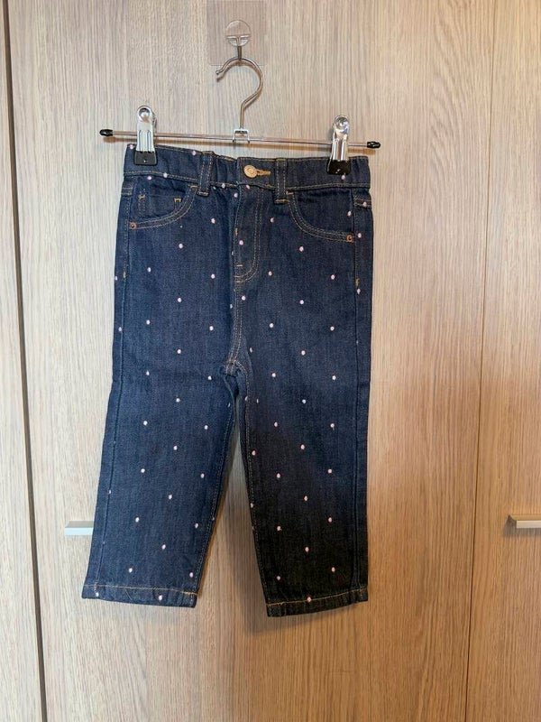 zara - dots jeansbroek - maat 92