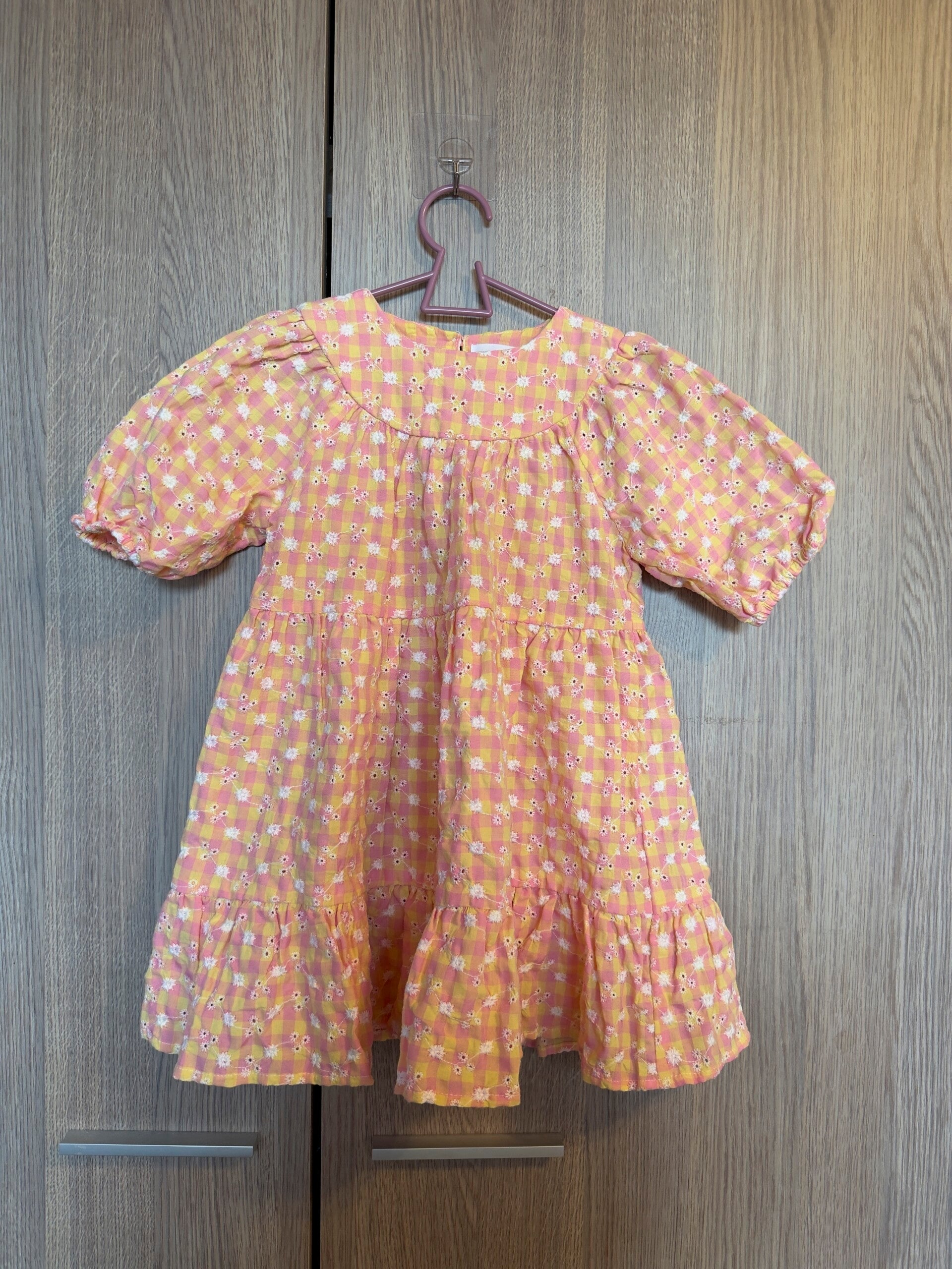 zara - colorful flower dress - maat 92
