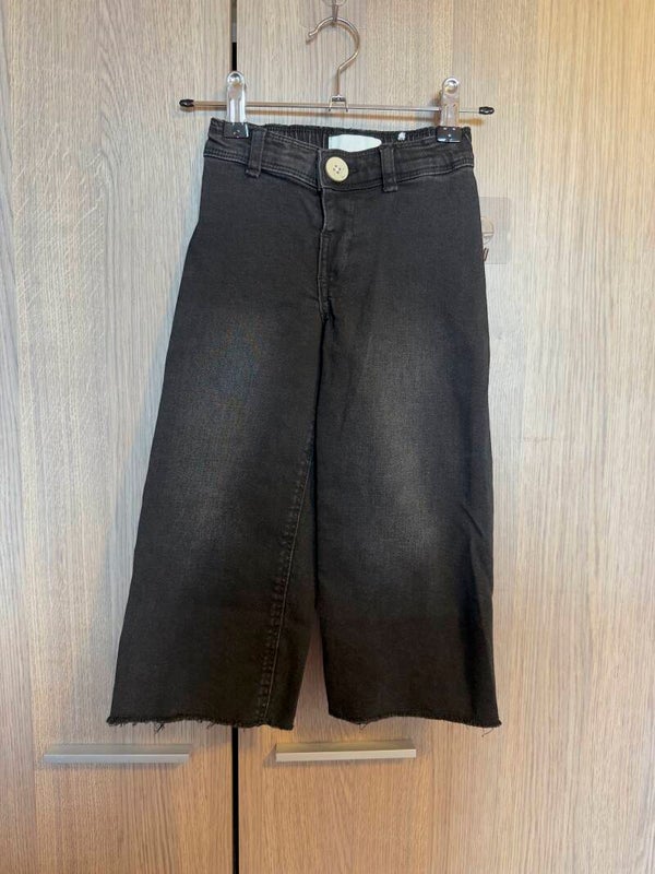 zara - zwarte jeansbroek - maat 104