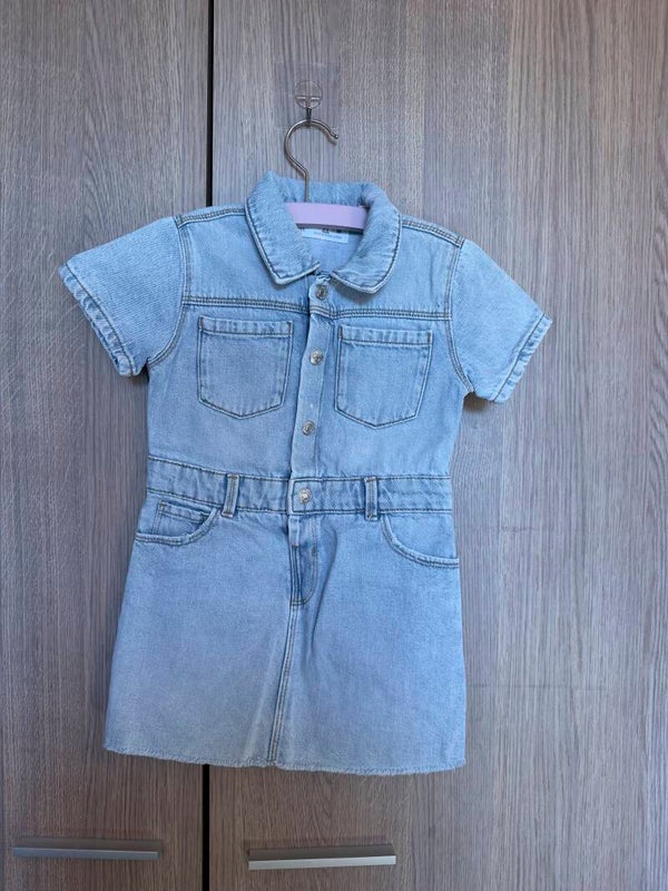 zara - jeansjurk - maat 98