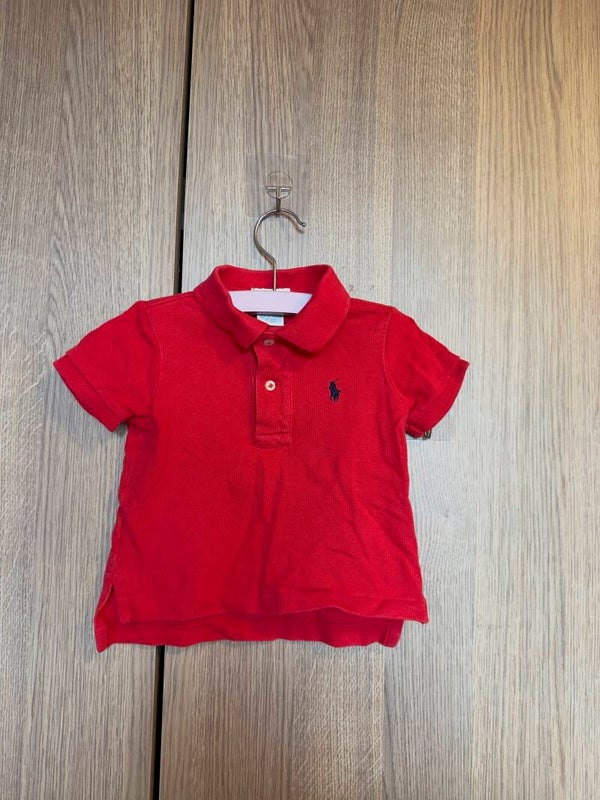 ralph lauren - rode polo - maat 68