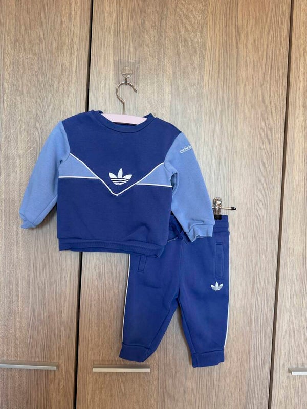zara - blauw adidas pakje - maat 68
