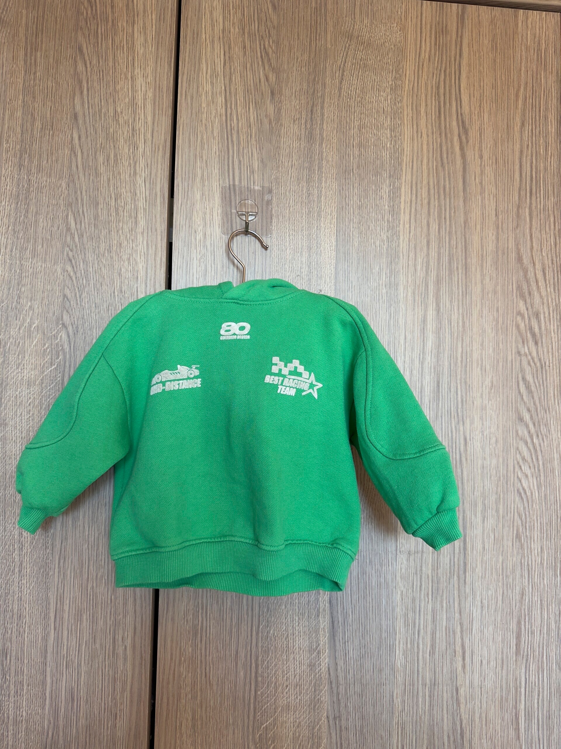 zara - groene race hoodie - maat 92