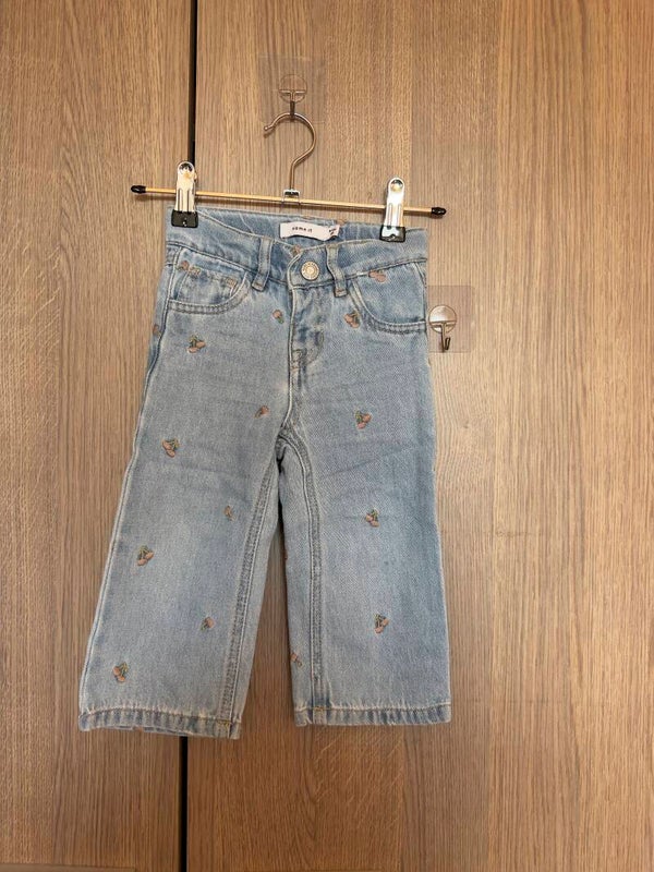 name it - kersen jeansbroek - maat 80