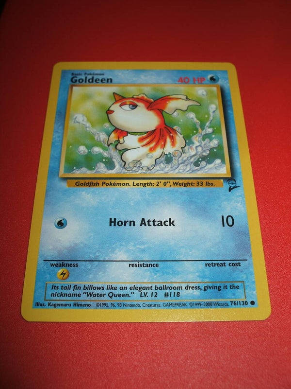 Goldeen Base 2 Pokemon Card