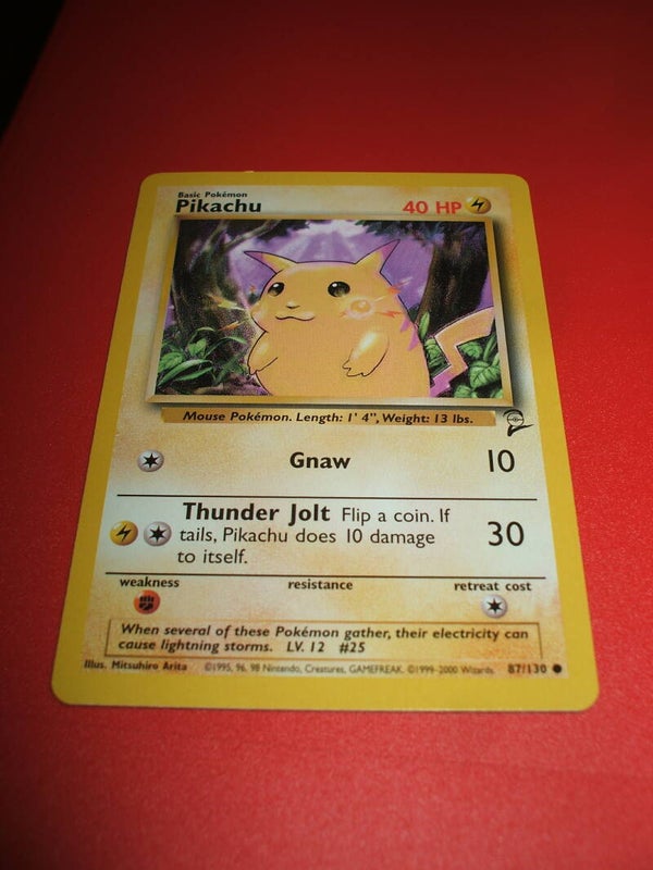 Pikachu Base 2 Pokemon Card