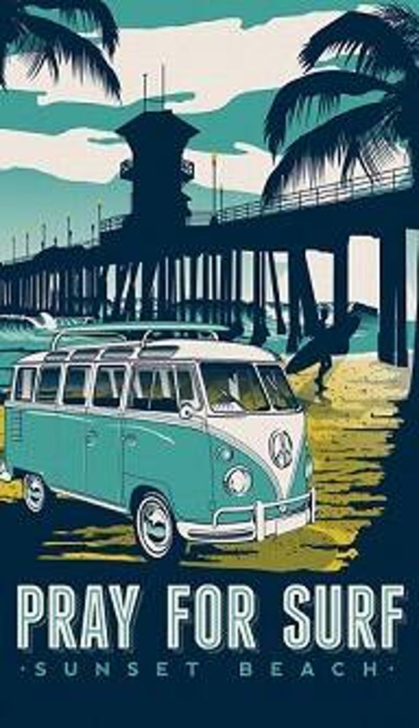VW BEETLE #2 MAGNET (BUS)