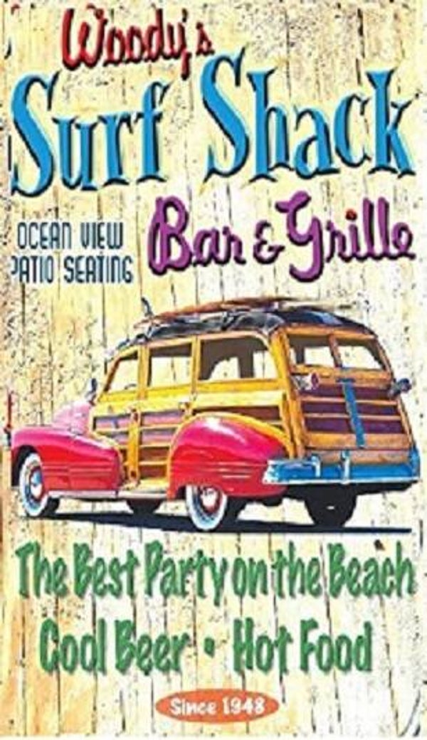 WOODY'S SURF SHACK MAGNET