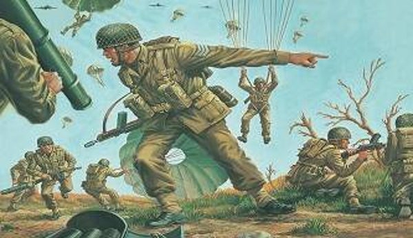 WWII British Paratroopers Magnet