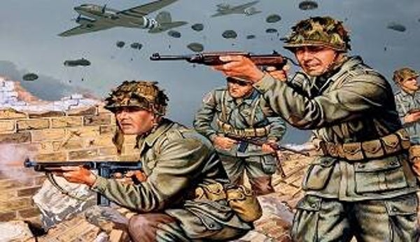WWII US Paratroopers Magnet