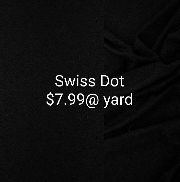 Black Swiss Dot