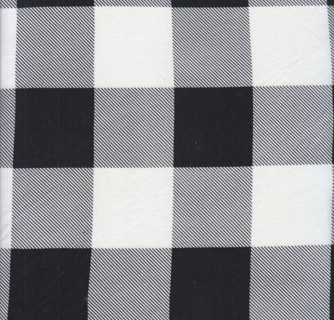 DTY Black and Ivory plaid