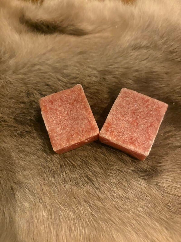 Amberblokje strawberry