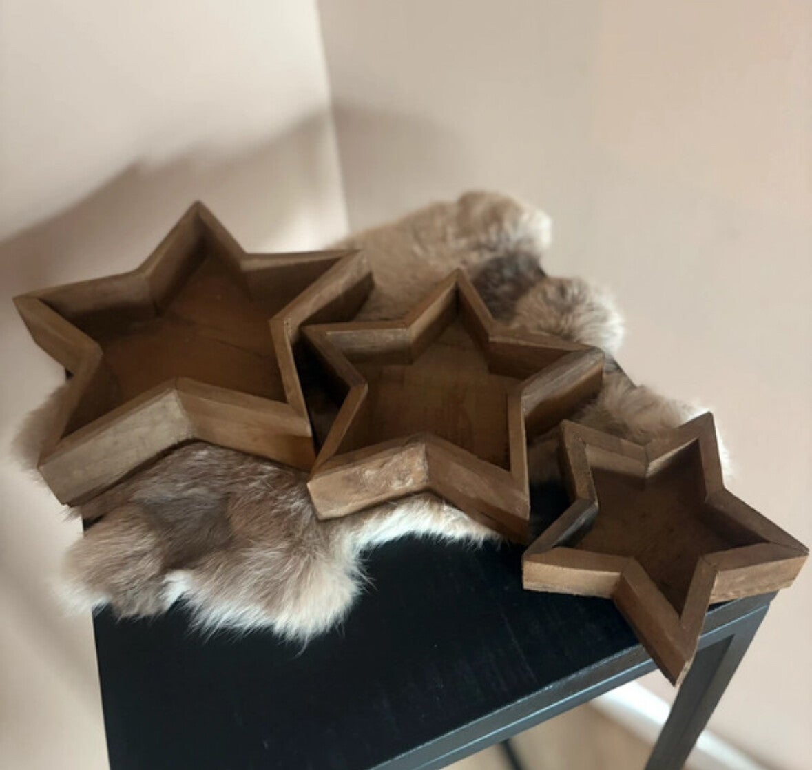 Houten sterren